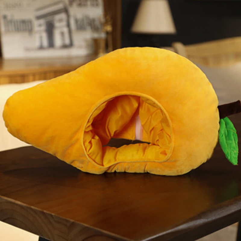 Mũ Nhồi Bông Hình Quả Xoài Ngộ Nghĩnh Cho Bé