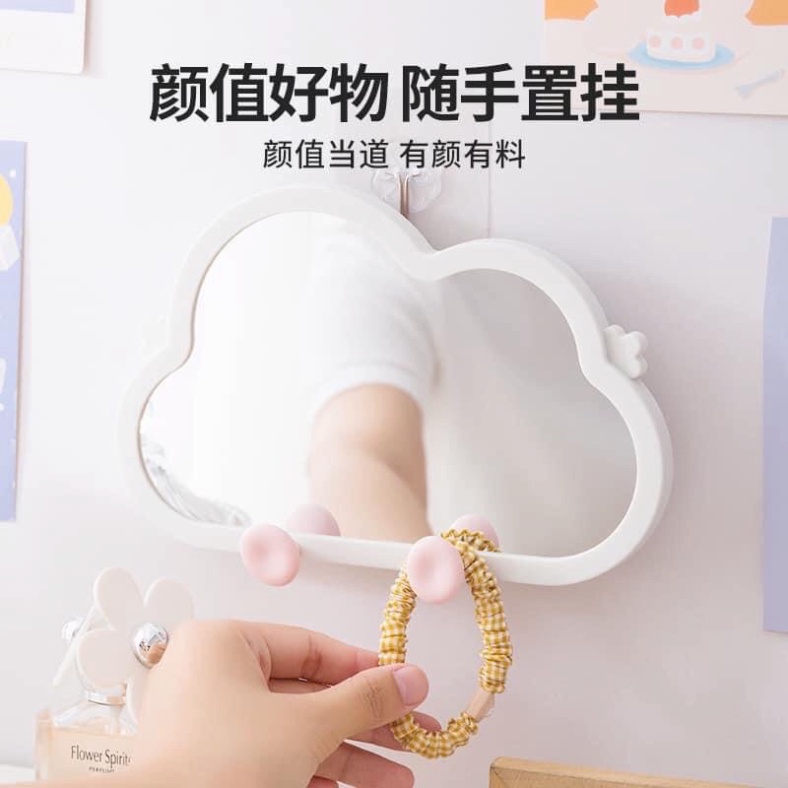 Gương Treo TườngFREESHIPGương Để Bàn Trang Điểm Hình Đám Mây Xinh Xắn
