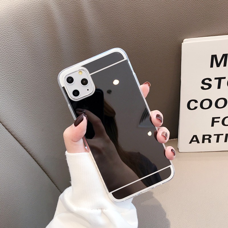 Ốp điện thoại TPU tráng gương cho iPhone 12 Mini 11 Pro Max iPhone X XR XS MAX