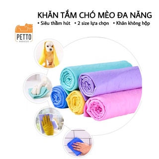 Khăn tắm siêu thấm nước cho chó mèo