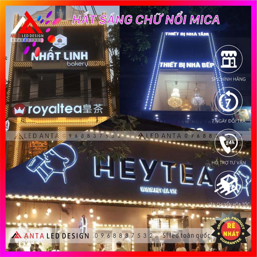Đèn Led hắt 3 bóng mắt lồi điện 12V  loại siêu sáng