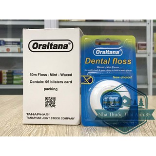 TĂM CHỈ NHA KHOA ORALTANA CUỘN CHỈ NHA KHOA ORALTANA DENTANA FLOSS  TANAPHAR