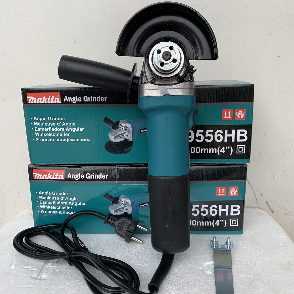 [ Giảm giá sốc ] Máy mài góc Makita 9556 đuôi sườn tặng kèm 5 lưỡi cắt sắt,1 lưỡi mài