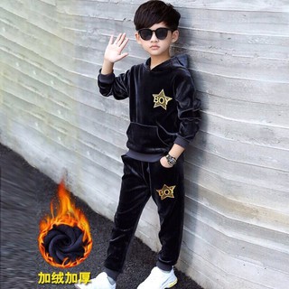 Bộ nỉ nhung cho bé trai