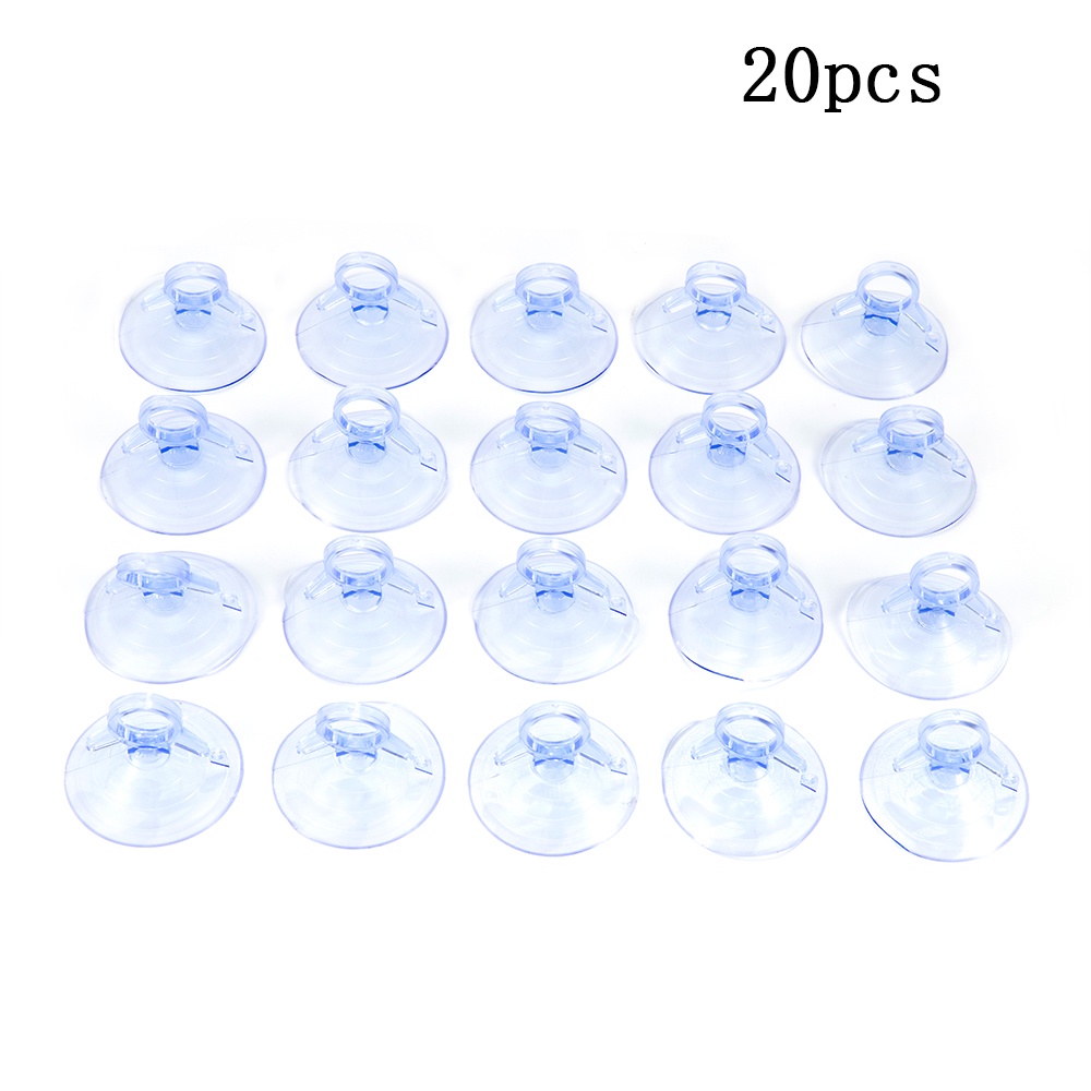 Bộ 20 Miếng Đệm Cao Su 45mm Có Giác Hút Gắn Cửa Sổ Xe Hơi