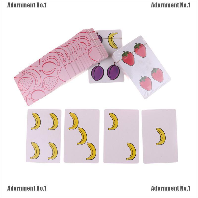 [AdornmentNo1]  Halli Galli Board Game 2-6 Players Cards Game For Party/Family/Friends Easy To Play