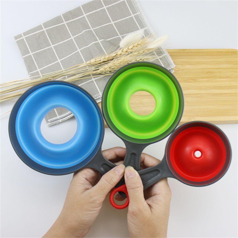 Set 1 Phễu Gập Miệng Rộng Đa Ứng Dụng Cho Nhà Bếp