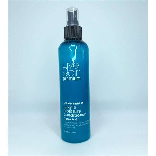 Nước xịt dưỡng tóc Livegain Silky &amp; Moisture Conditioner 250ml
