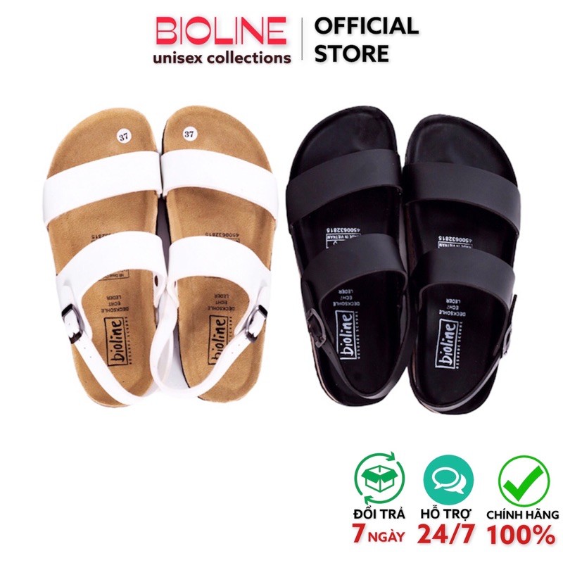 [DÉP CHỐNG NƯỚC] Dép birken Bioline đế trấu da pu chống nước chống trơn P15 - Bioline Official