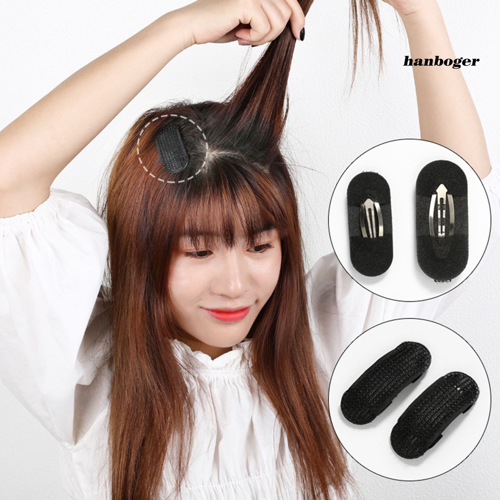 Mút Xốp Không Đường May Kẹp Tóc Tạo Kiểu Tiện Lợi