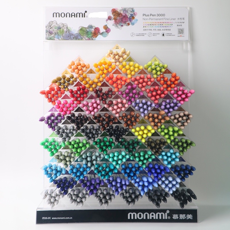 Bút màu Monami Plus Pen 3000 phiên bản 2022 mẫu mới 60 màu
