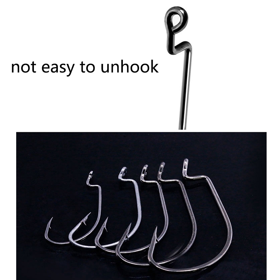 Set 50 lưỡi câu cá bằng thép cacbon cao cấp