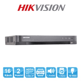 Đầu ghi 16 kênh HDTVI H.265+ Hikvision iDS-7216HQHI-M1/E -Cam kết hàng chính hãng