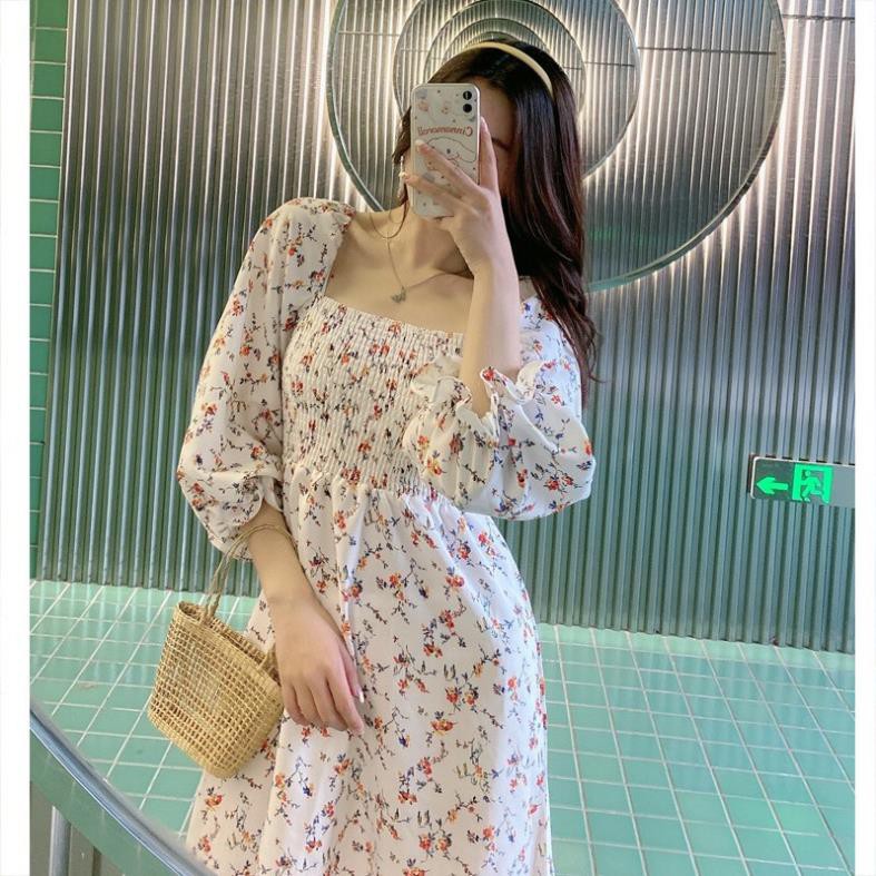 Váy Hoa Nhí Đẹp,  chất Lụa Sieeuy mịn, Kiểu dáng dáng dài tay | BigBuy360 - bigbuy360.vn