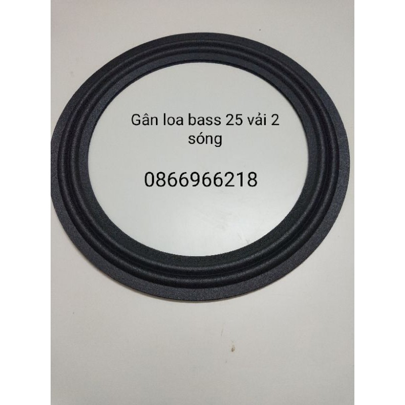 Gân loa bass 25 vải 2 sóng .