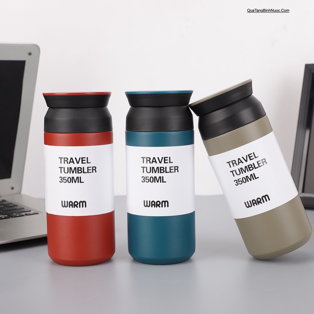 Bình giữ nhiệt inox 304 cao cấp WARM, bình nước nhỏ gọn tiện lợi thời gian giữ nóng lên tới 10h