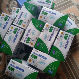 Khẩu trang Thịnh Phát 4 lớp.xanh xám