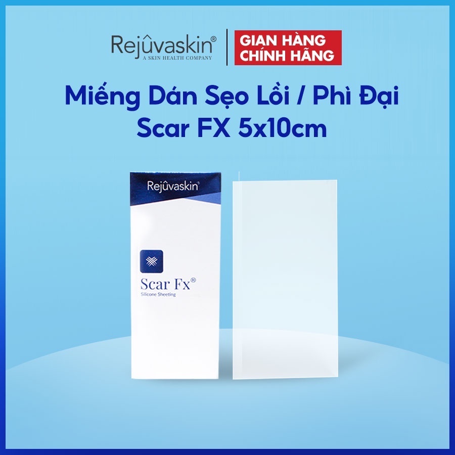 Miếng Dán Sẹo Lồi / Phì Đại REJUVASKIN Scar FX 5x10cm