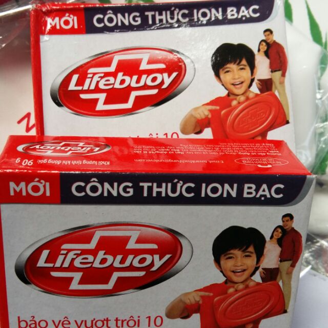 (Set 10 cục)Xà bông cục lifebuoy 90g