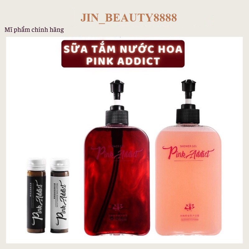 Sữa tắm nước hoa PiNK ADDICT 420ML DIY tự pha Hương thơm quyến rũ và bí ẩn Lưu hương lâu dưỡ | BigBuy360 - bigbuy360.vn