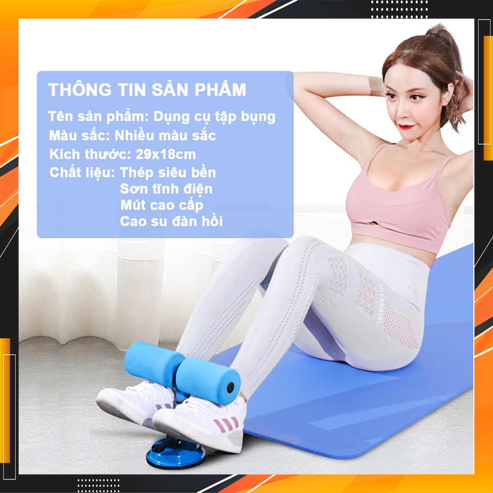 Dụng cụ tập cơ bụng tại nhà, hỗ trợ gập cơ bụng, giúp dáng chuẩn eo thon cao cấp Chính Hãng Eros Store