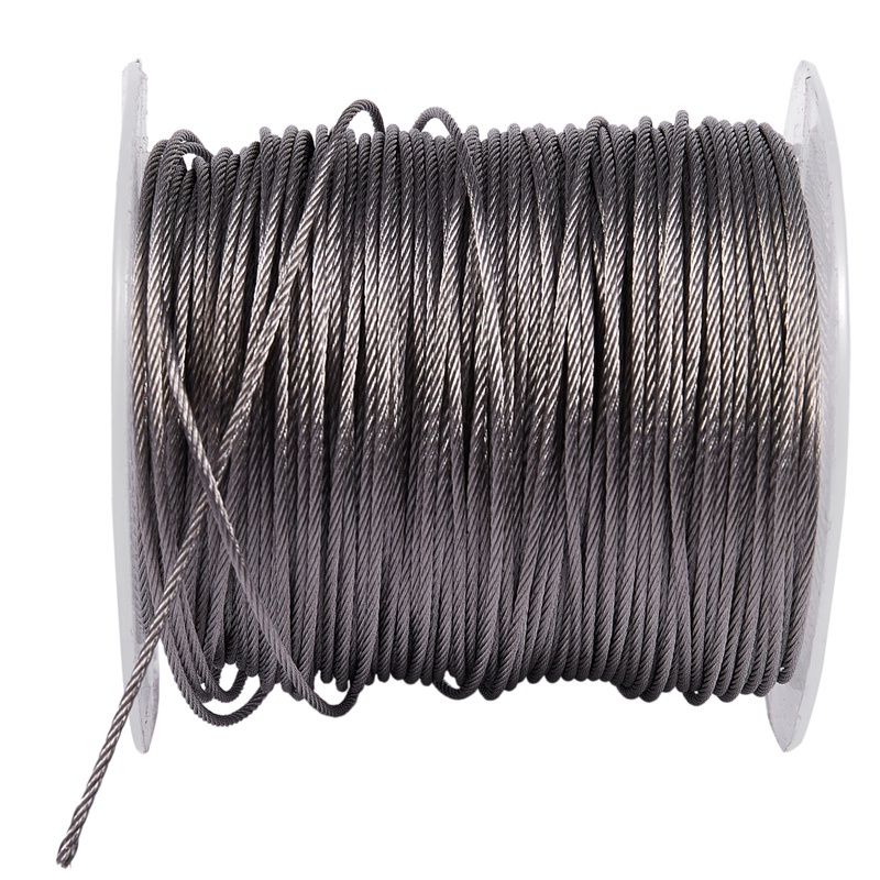 Nâng hạ 7x7 1mm Dia Dây linh hoạt bằng thép không gỉ 177Ft