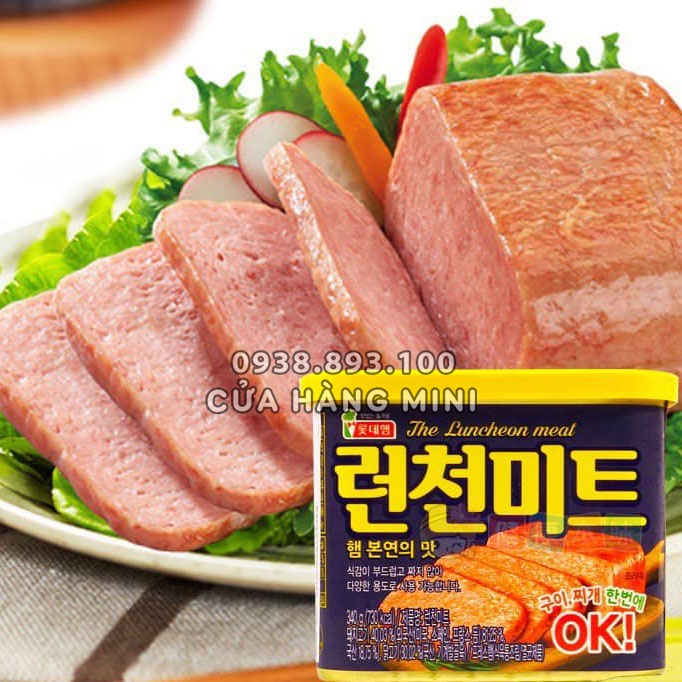 Thịt Hộp Pate Lotte Hàn Quốc The Luncheon Meat OK