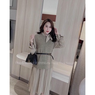 🎉🎉 Set váy 3 món cổ nơ hot ( ảnh thật ) 🎉🎉
