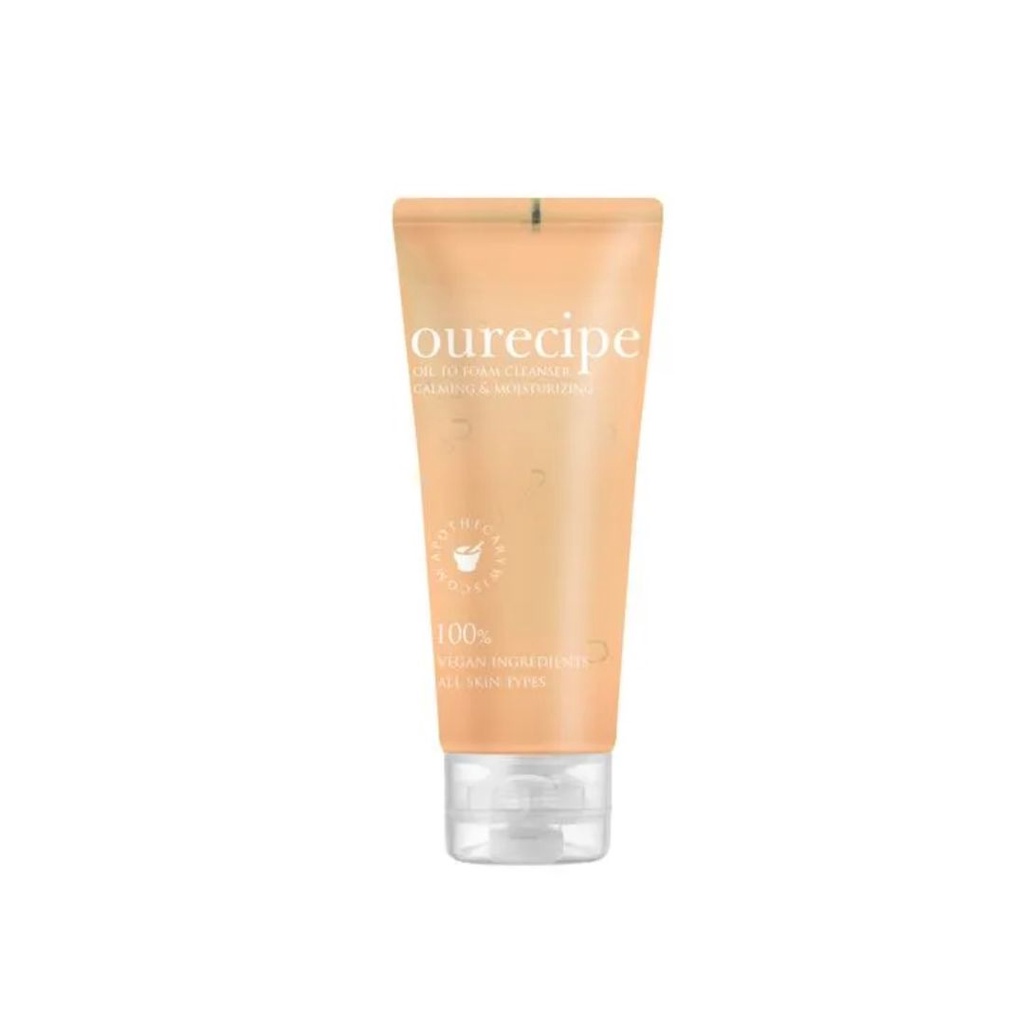Sữa rửa mặt Pestlo Ourecipe Oil to Foam Cleanser 30ml