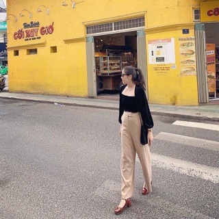 ÁO NHUNG CỔ VUÔNG