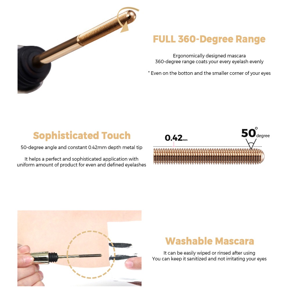 [Hàng mới về] Mascara NEOGEN Kim Loại Làm Cong Mi Với 2 Màu Sắc Tùy Chọn | BigBuy360 - bigbuy360.vn