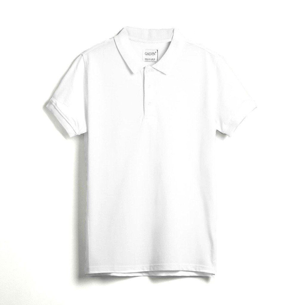 Áo Polo nam vải Cotton cá sấu cao cấp xuất xịn dệt bo dày dặn chuẩn form áo thun cổ bẻ tay ngắn - Galvin E4 | BigBuy360 - bigbuy360.vn