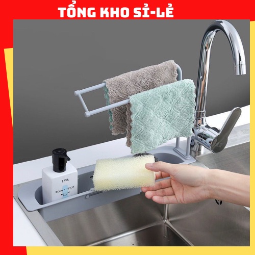 {Hàng Đẹp+ Dài Theo Ý} Giá Để Giẻ Rửa Bát - Khay Để Giẻ Rửa Bát 88204 TỔNG KHO SỈ 88