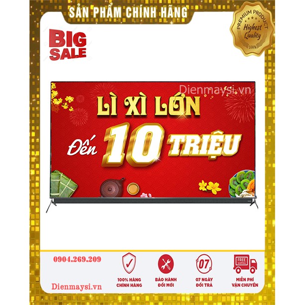 Android Tivi QLED TCL 4K 65 Inch 65C815 (Miễn phí giao tại HCM-ngoài tỉnh liên hệ shop)