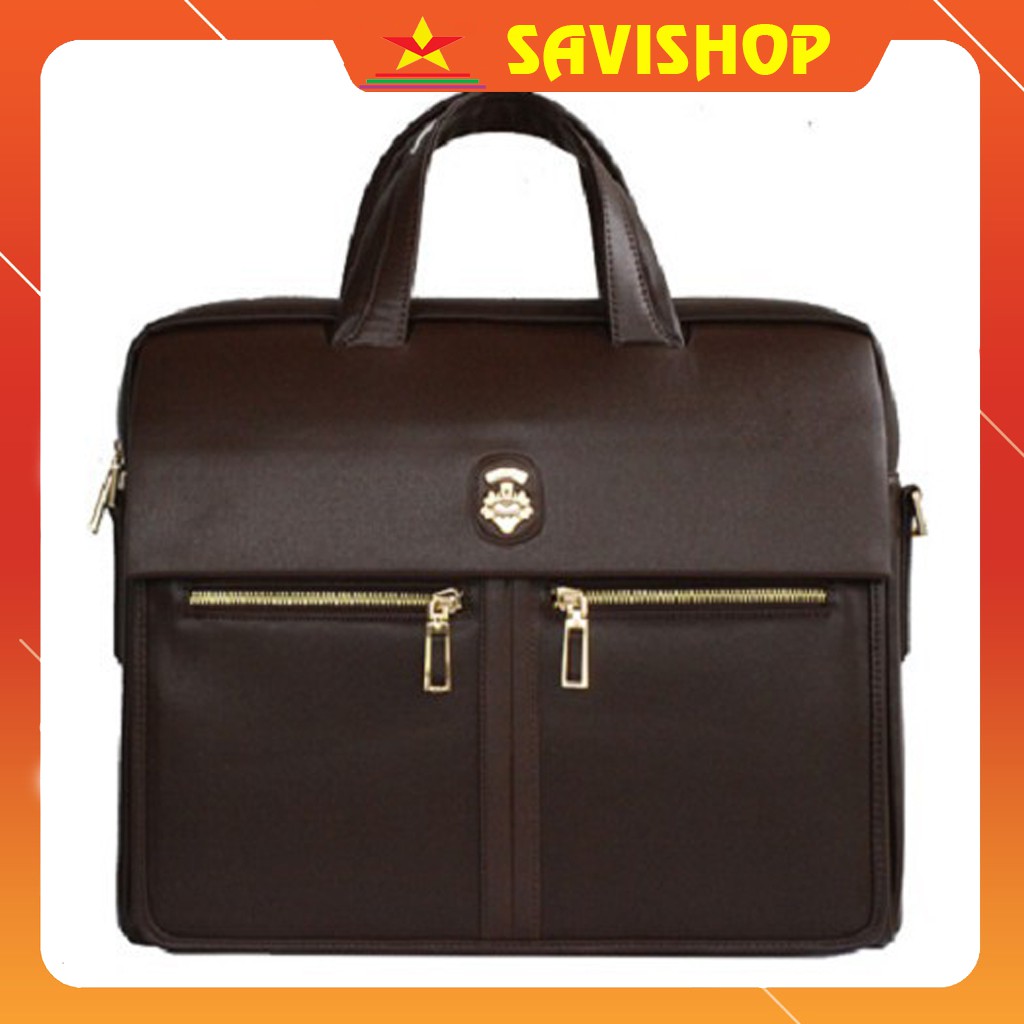 Túi xách công sở 🔴FREESHIP🔴 Cặp công sở nam cao cấp- Túi đựng laptop thời trang 9633. Kích thước: 38cm x 28cm x 9cm | BigBuy360 - bigbuy360.vn