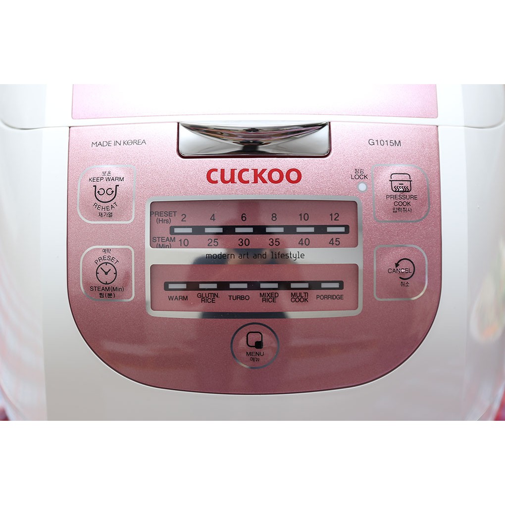 Nồi cơm áp suất điện tử Cuckoo CRP-G1015M