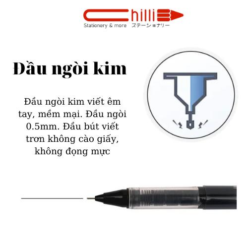 Bút Gel Beifa X800 Ngòi 0.5mm 6 Màu Xinh Xắn Có Bộ Điều Chỉnh Mực Thông Minh Siêu Tiện Lợi