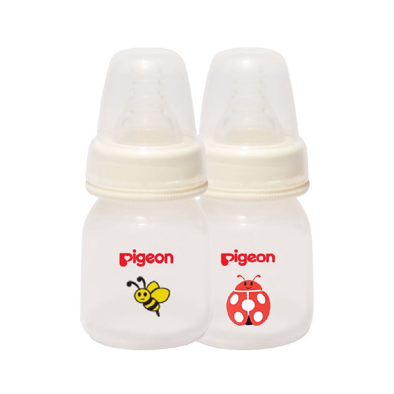 Bình sữa PP họa tiết Con ong/Con bọ Pigeon 50ML