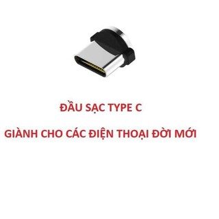 Dây sạc đầu nam châm Micro USB /Type C/Lightning 2A cho iOS/Android