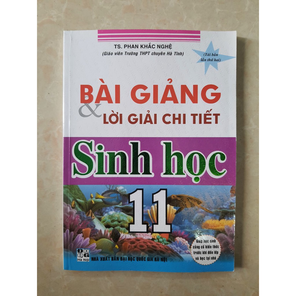 Sách - Bài giảng và lời giải chi tiết Sinh Học 11