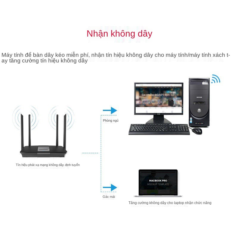 Không có trình điều khiển Thẻ mạng không dây USB máy tính xách tay máy tính nhận tín hiệu mạng bộ phát bên ngoài | BigBuy360 - bigbuy360.vn