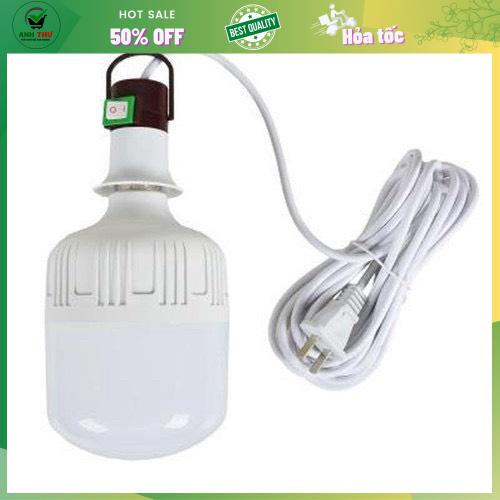 Bộ Đuôi Đèn Kèm Công Tắc Dây Điện Dài 2m Tặng Kèm Bóng Đèn Búp 20W