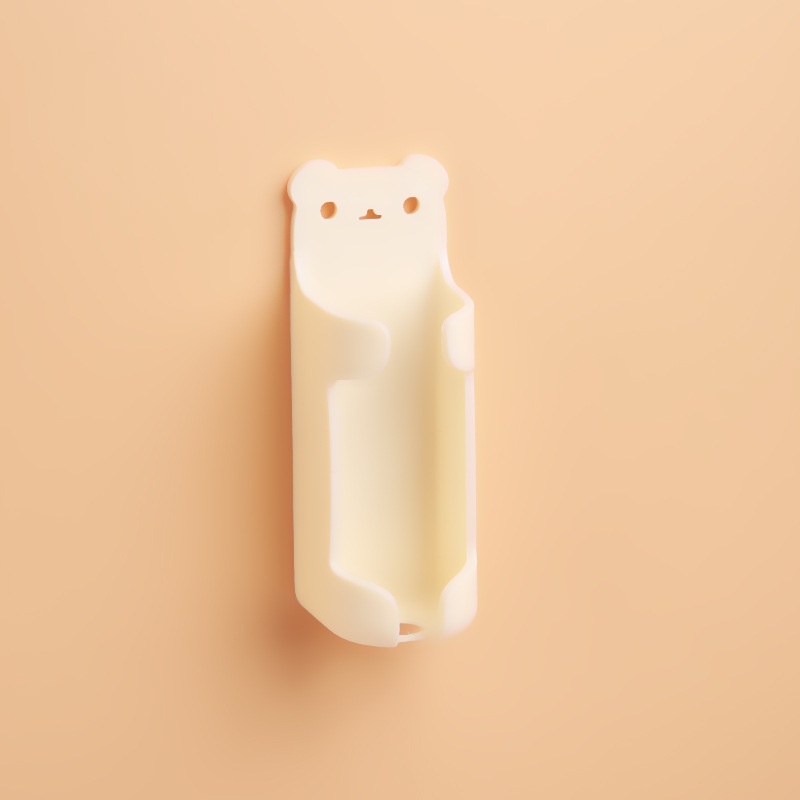 Giá để bàn chải đánh răng điện tự dính hình gấu dễ thương