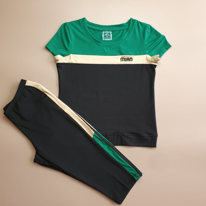 Bộ đồ lửng hè mặc nhà nữ. Set bộ chất liệu cotton 100% cao cấp, mặt vải nhẵn mịn HIFA: 701s