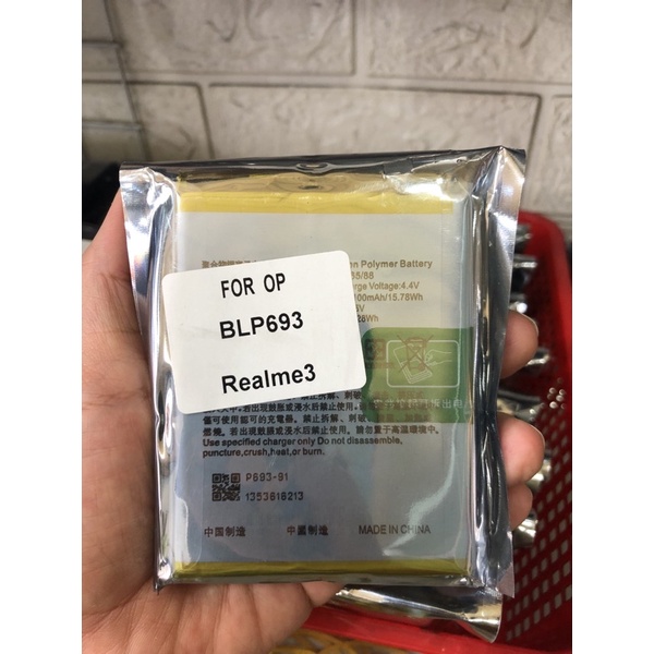 BLP693 - PIN ZIN HÃNG - realme 3