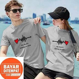 (Sản Phẩm Dswwq) Áo Cặp Đôi Cá Tính Dswq - Màu Tím - DISTRO-COUPLE Cool HEW