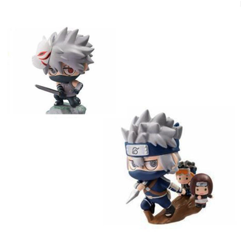 Set 6 Mô Hình Nhân Vật Phim Hoạt Hình Naruto Bằng Pvc