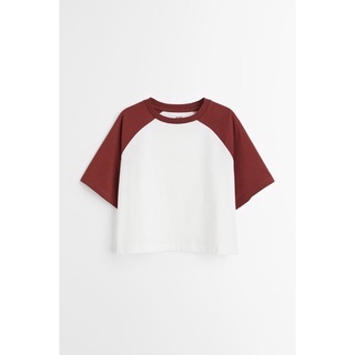 (H&M CHÍNH HÃNG)Áo phông cotton cho bé gái
