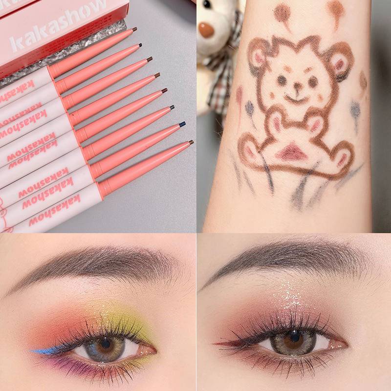 [Hàng mới về] Bút kẻ mắt nước Kakashow khô nhanh tiện lợi 8 màu tùy chọn