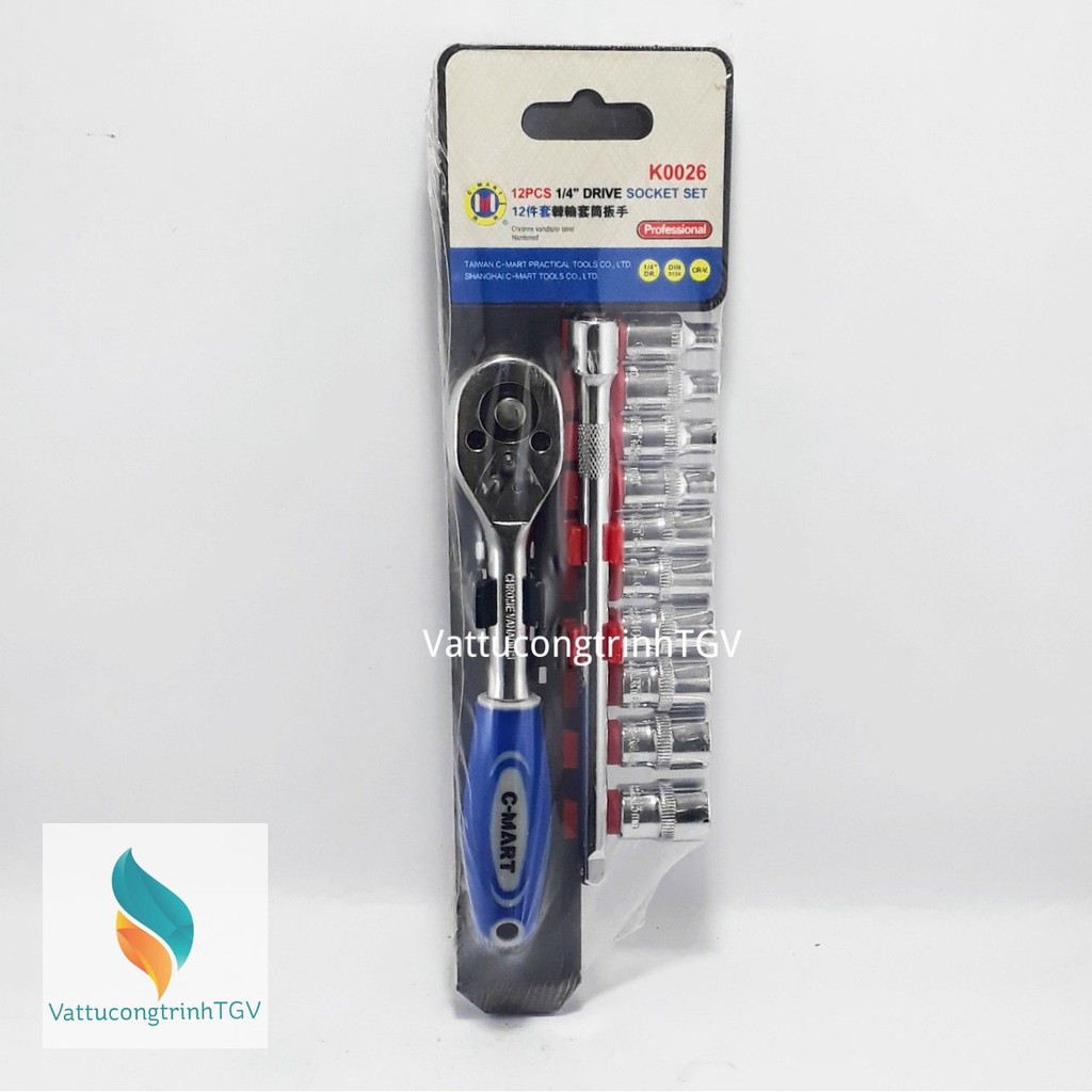Bộ khẩu 12 chi tiết CMART-K0026
